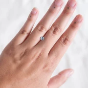 Aguamarina trillón 5.1 mm - 0.50 cts