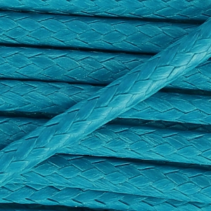 Cordón polyester estilo piel de serpiente 2 mm Dark Aqua x2m