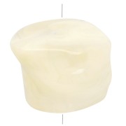 Cuentas acrílicas transparentes irregulares 16x20 mm - Beige jaspeado x4|raw }}