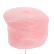 Cuentas irregulares de acrílico translúcido 16x20 mm - Rosa claro x4|raw }}