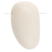 Colgante daga acrílico 24x14 mm - Blanco x1|raw }}