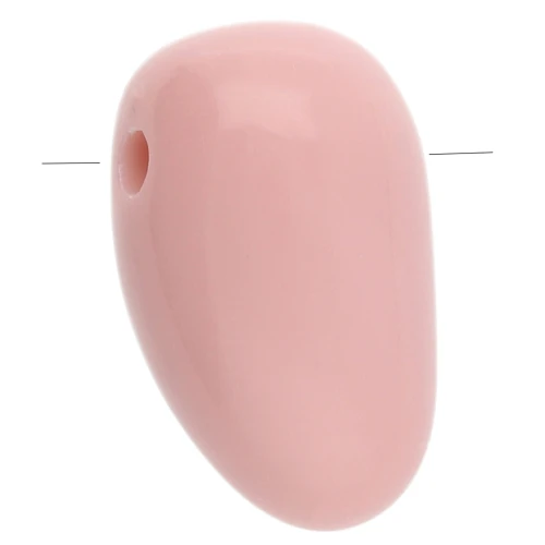 Colgante acrílico daga 24x14 mm - Rosa claro x1
