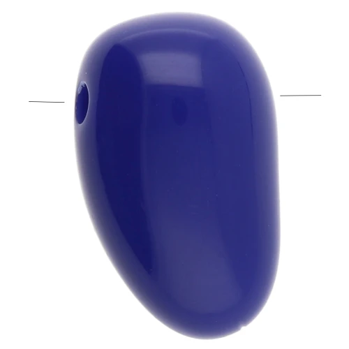 Colgante acrílico daga 24x14 mm - Azul real x1