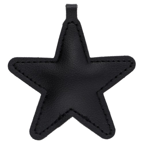 Colgante estrella 68 mm para joyería bolso - PU - Negro x1