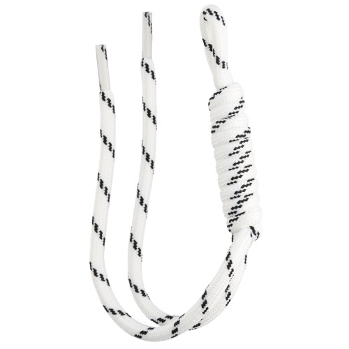 Accesorio de paracord para llavero y bolso grigri - 22 cm - Blanco x1