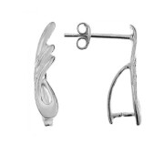 Pendientes Enganche para colgante 17 mm Plata 925 x2|raw }}
