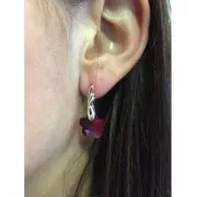 Pendientes Enganche para colgante 17 mm Plata 925 x2