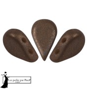 Cuentas de cristal Amos® by Puca® 5x8 mm - Bronce Granate x10g|raw }}