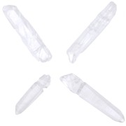 Colgantes Puntas de Cristal 10-50 mm Crystal AB x4