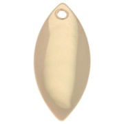 Dije de lanzadera 16x7 mm - Dorado x1