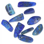 Cuentas gotas irregulares 12-22 mm Lapis Lazuli x10
