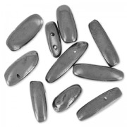Cuentas gotas irregulares 12-22 mm Hematite x10|raw }}