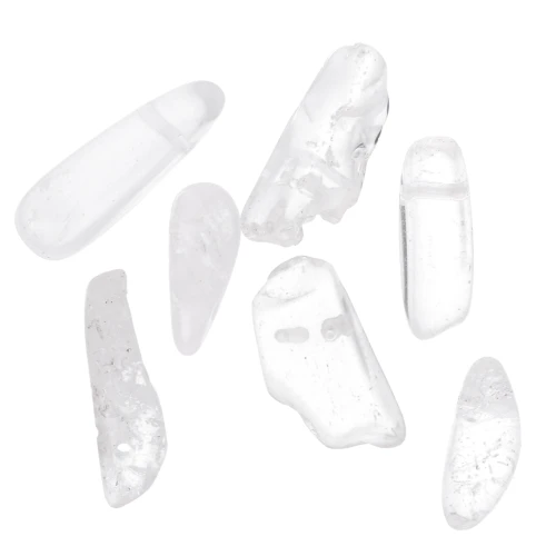 Cuentas gotas irregulares 12-22 mm Cristal de Roche x10