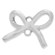 Entrepieza 13x15 mm para cabujón de 1 mm - Plateado x1