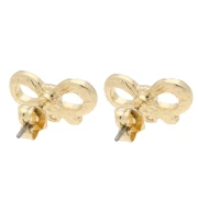 Ganchos pendientes 8.5x15 mm con anilla cerrada - Dorado x2