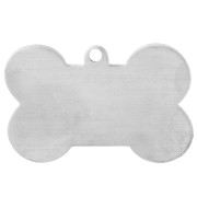 Colgante de hueso ImpressArt 27x41 mm - Etiqueta para perro - Aluminio x1|raw }}