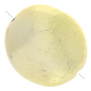 32x29 mm perla ovalada con efecto estriado en acrílico metalizado CCB - Dorado x1|raw }}