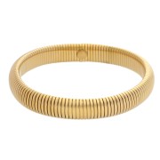 Pulsera brazalete de 62 mm - 10 mm de ancho - Acero inoxidable Dorado 304 x1|raw }}