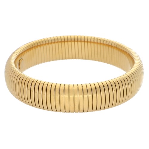 Pulsera brazalete de 68 mm - 16 mm de ancho - Acero inoxidable Dorado 304 x1