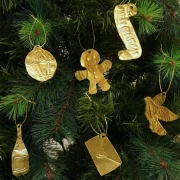 Lote de 3 hojas de gofrado metálico - Graine creative - dorado y Plateado x1