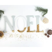 Lote de 3 hojas de gofrado metálico - Graine creative - dorado y Plateado x1