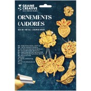 Kit de estampado metálico - Graine Creative - Adornos (a)Dorado - Plateado x1|raw }}