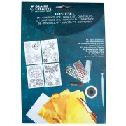 Kit de estampado metálico - Graine Creative - Adornos (a)Dorado - Plateado x1