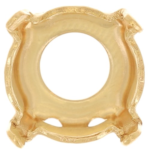 Engaste PureCrystal 1028/1088/1122 redondo 8 mm dorado