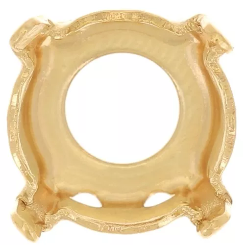 Engaste PureCrystal 1028/1088/1122 redondo 8 mm dorado