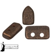 Crystal - Cuentas de cristal Piros® by Puca® 2x5 mm - Bronce Granate x10g Cuentas de cristal Piros® by Puca® 2x5 mm - Bronce Granate x10g