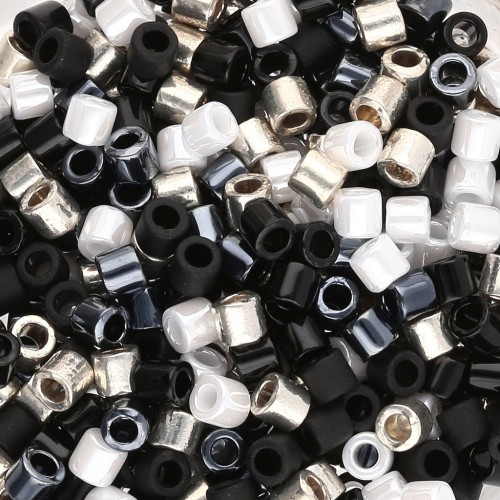 Mix Miyuki Delica 8/0 - Destello Sutil x8g