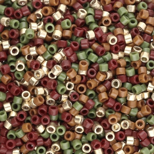 Mix Miyuki Delica 11/0 - Campo de Otoño x8g