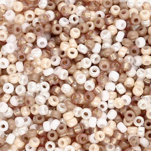 Miyuki Rocalla Mix 11/0 - Beige suave x8g