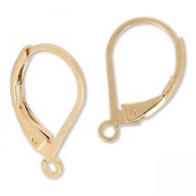 Ganchos cerrados 15 mm Dorado con oro fino rosa x2|raw }}