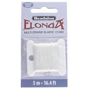 Hilo elástico Elonga 0,7 mm - Multifilamento - Blanco x5m