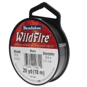 WildFire Hilo de nylon trenzado de 0,15 mm - Negro x18,2 m