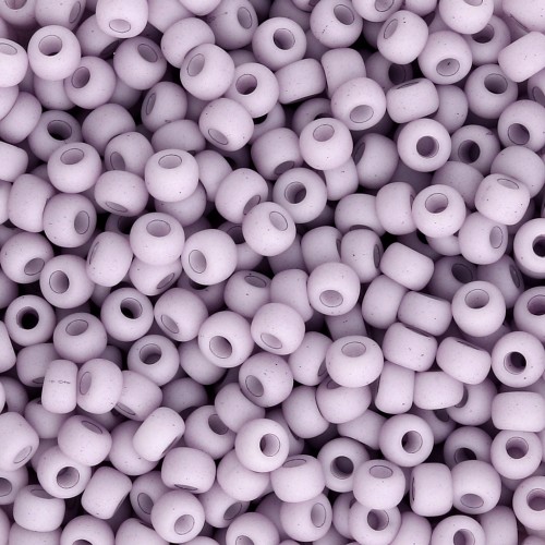 Abalorios Rocalla Miyuki Duracoat 8/0 2025-1 - Malva claro opaco mate x8 g
