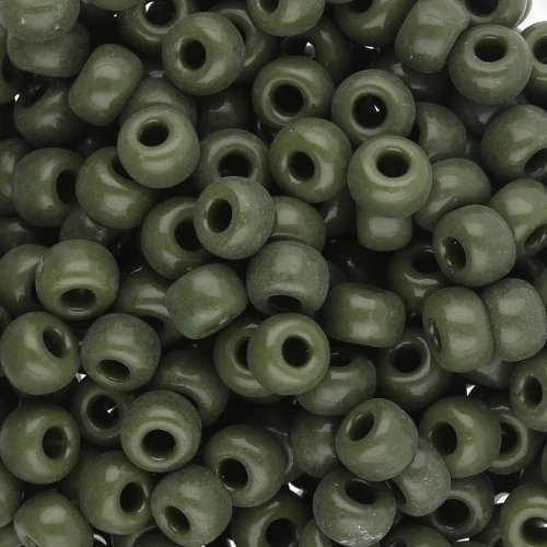 Rocalla Miyuki 6/0 501 - Aguacate opaco x8g