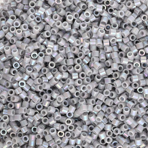 Miyuki Delica 15/0 DBS1579 - Gris fantasma opaco AB x5g