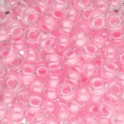 Rockery Miyuki 6/0 207 - Cristal Alineado Rosa x8g