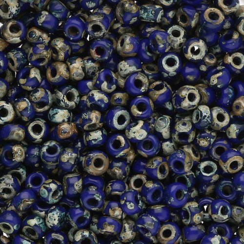 Rockery Miyuki 8/0 4518 - Cobalto opaco Picasso x8g