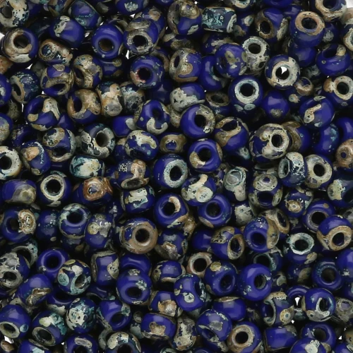 Rockery Miyuki 8/0 4518 - Cobalto opaco Picasso x8g