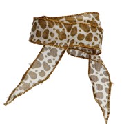 Cinta de seda de 25 mm - Diseño de vaca x85cm|raw }}