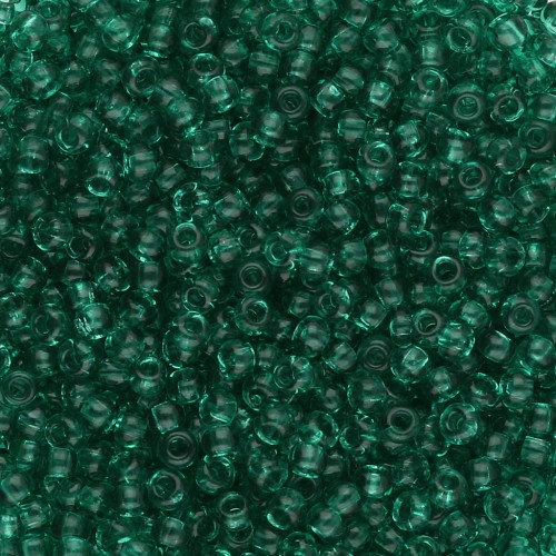 Cuentas de Rocalla Preciosa 11/0 de 2 mm - verde aguamarina x 20 g