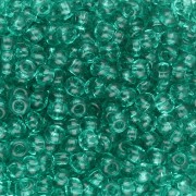 Cuentas de Rocalla Preciosa 8/0 - 3 mm - Verde aguamarina x 20 g