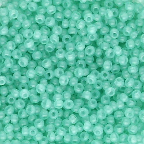 Rockery 11/0 2 mm - Solgel - Verde 2 Alabastro teñido x20g