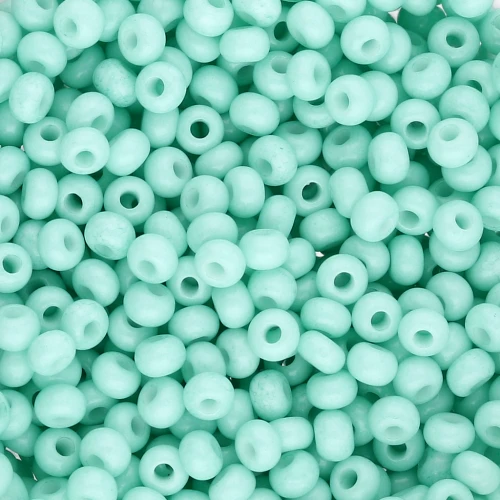 Rockery 8/0 3 mm - Solgel - Verde 2 Teñido Blanco Calizo x20g