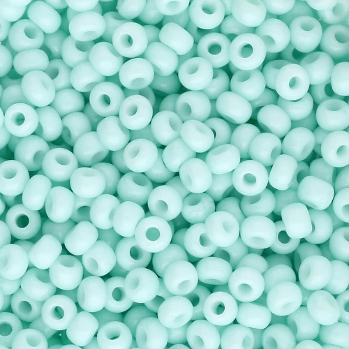 Rockery 8/0 3 mm - Solgel - Verde 1 Teñido Blanco Calizo x20g