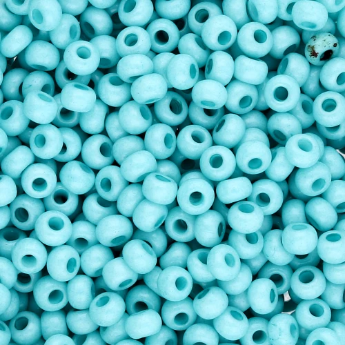 Rockery 8/0 3 mm - Solgel - Verde 3 Teñido Blanco Calizo x20g