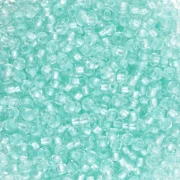 Cuentas Preciosa Rocalla 11/0 de 2 mm - Crystal Lined Green Pearl, 20 g